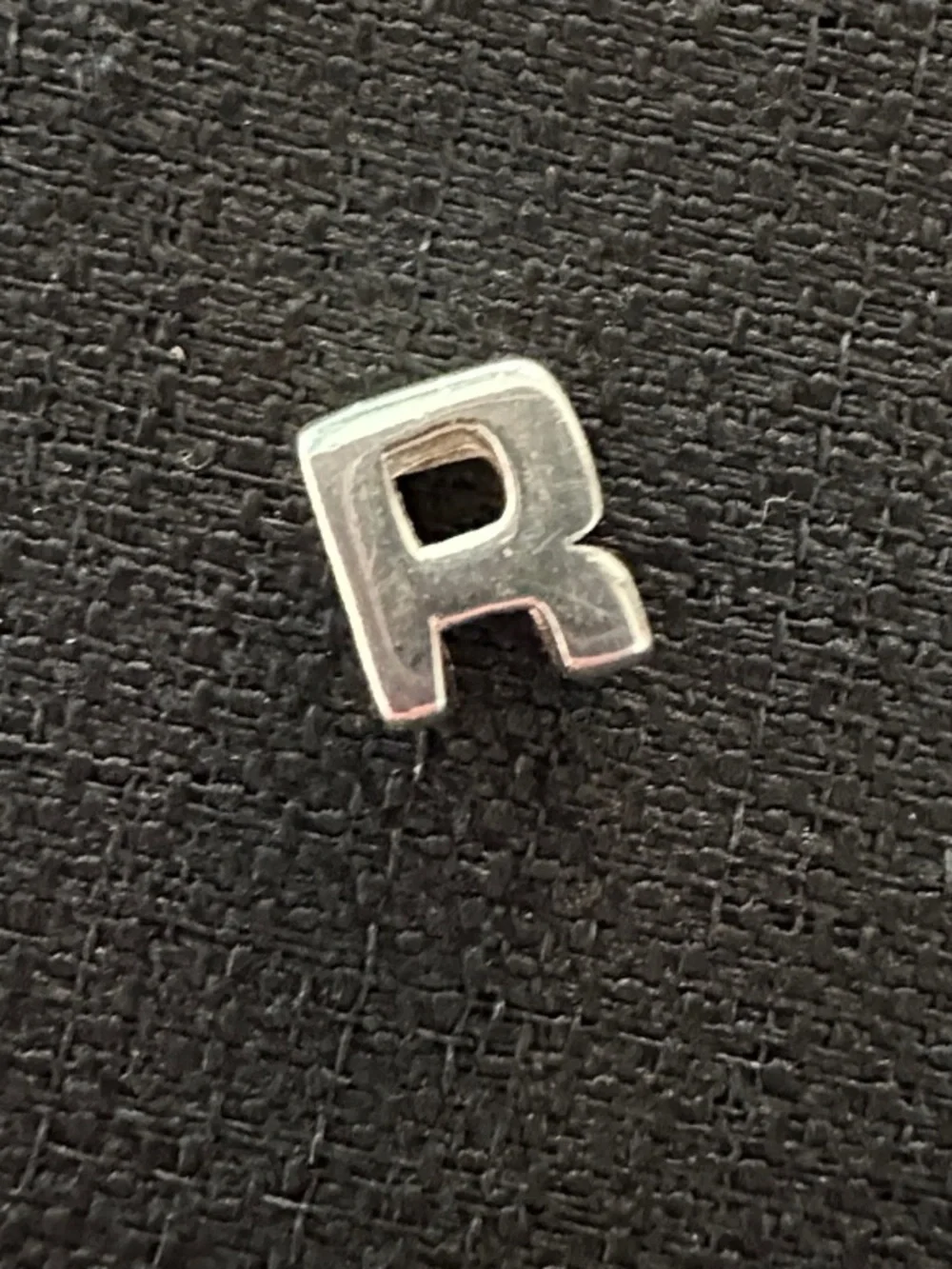 Silver Letter R Charm - Fits Pandora
